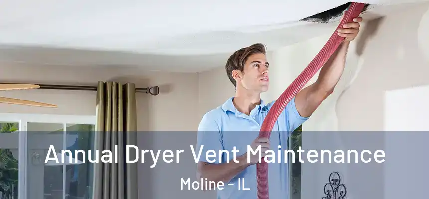  Annual Dryer Vent Maintenance Moline - IL